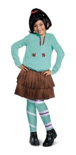 Disfraz Vanellope Ralph El Demoledor Para Niñas Envio Gratis