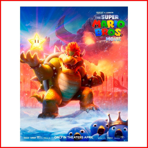 Poster Pelicula Super Mario Bros The Movie 2023 #13 -48x60cm
