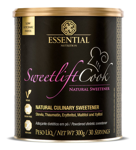 Sweetlift Cook Adoçante Natural 300g - Essential Nutrition