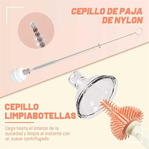 Cepillo Para Botellasjuego Cepillos Limpieza Para Botellas