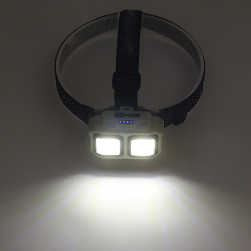 Linterna Frontal Led Cob Con Sensor De Movimiento, Superbril