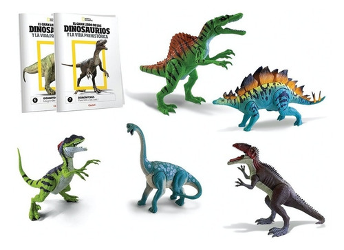 Clarín Colección De 14 Dinosaurios De Natgeo