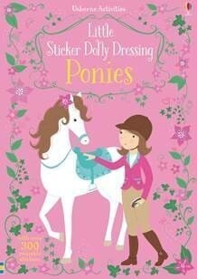 Ponies - Little Sticker Dolly Dressing - Usborne Kel Edicion