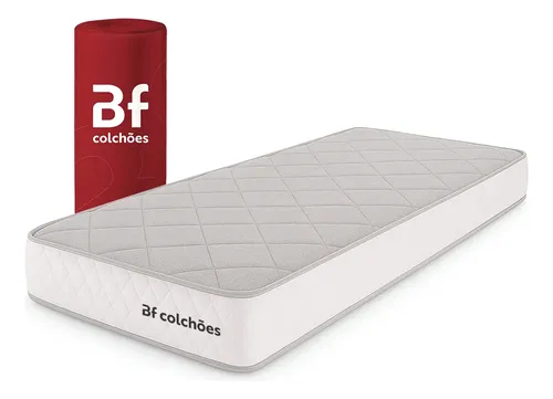 Colchão Solteiro Ortopédico de Espuma D28 a Vácuo 88x188cm BF Colchões