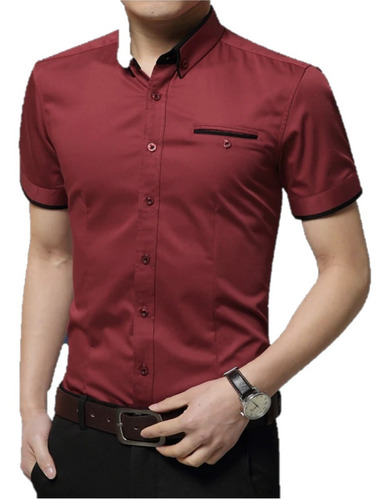 Camisa Manga Corta Verano Hombre 