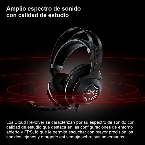 Imagen 3 de 10 de Diadema Gamer Hyperx Cloud Revolver, Audio Usb 7.1 Pc, Ps5|4