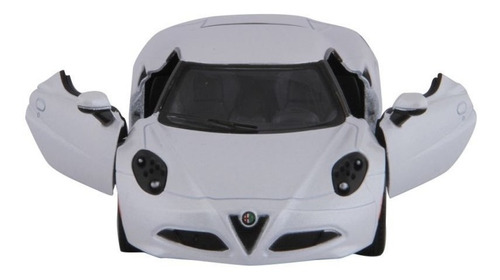 Imagen 4 de 6 de Alfa 4c Auto Coleccion Metal Welly Escla1/24 La Plata
