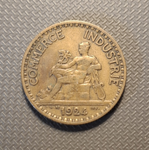 Francia 2 Francos 1924. Km# 877 (Usado)