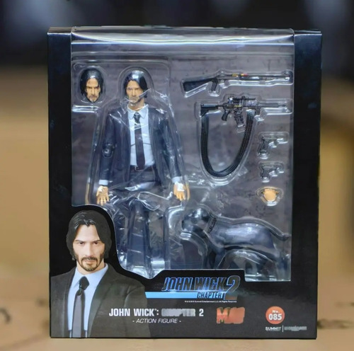 Figura Articulada De John Wick Y Perro The Boogeyman 15cm