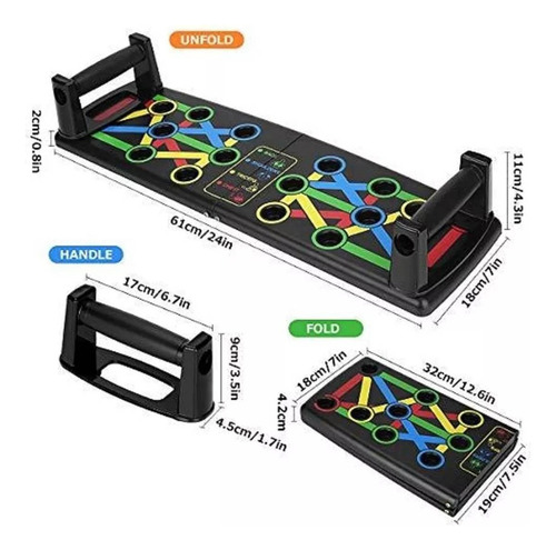 Tabla Multiuso Flexiones Pecho Foldable Ejercicios