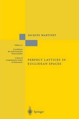 Libro Perfect Lattices In Euclidean Spaces - Jacques Mart...