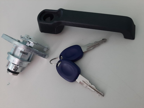 Fechadura Para Capota De Fibra Duas Portas + Uma Lingueta