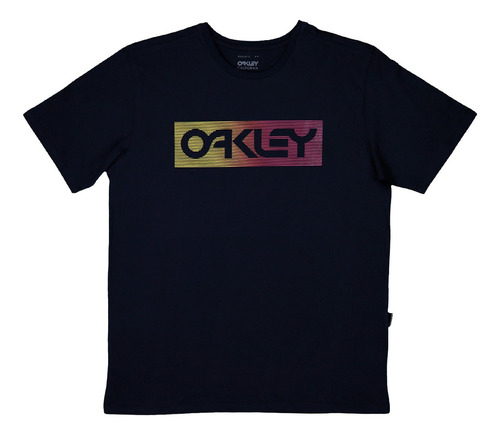 Camiseta Preta Oakley B1b Lines Graphic Edição Limitada