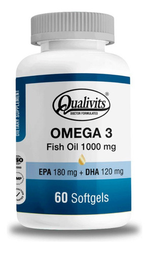 B Complex, Zinc, Vitamina C + Omega 3 60 Softgels Qualivits