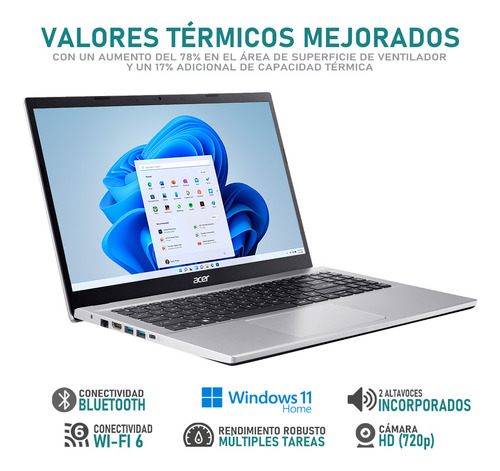 Laptop Acer Aspire 3 Amd Ryzen 7 16gb Ram 512gb Ssd 15.6 Windows 11 Home
