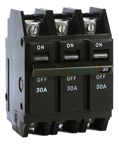 Breaker 3polos 50amp 110v/220-60hz Marca Freeze Superficial