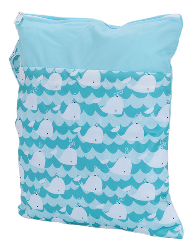 Bolsa Para Guardar Pañales Con Estampado De Dibujos Animados