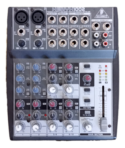 Consola Mezcladora Behringer Xenyx 1002