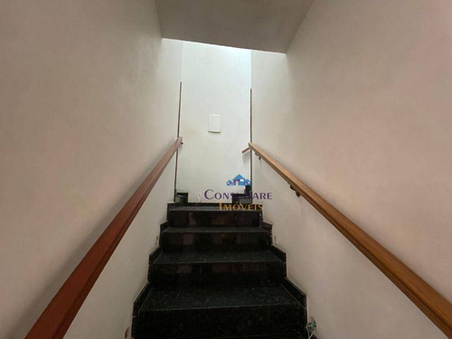 Imagem 15 de 25 de Casa Com 5 Dormitórios Para Alugar, 300 M² Por R$ 10.000,00/mês - Embaré - Santos/sp - Ca1460