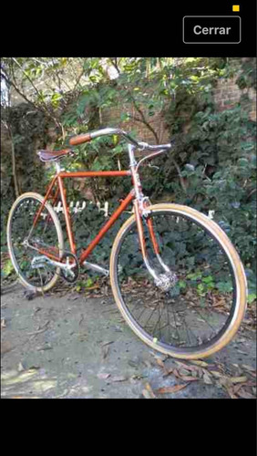 Bicicleta Estilo Fixie Manubrios De Madera