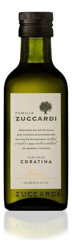 Aceite Oliva Familia Zuccardi Coratina X250cc