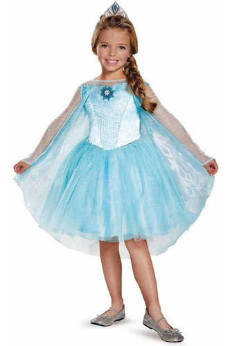 Disfraz Talla Small (4-6x) Para Niñas Vestido De Princesa