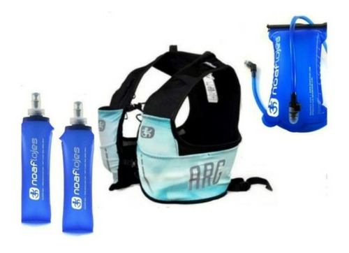 Chaleco Hidratación Argentina Noaf Mochila Combo No Salomon