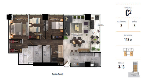 Departamento En Venta En Interlomas Forus Preventa Con Terraza (m2d2722)