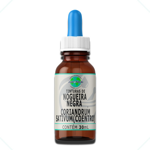 Tintura De Nogueira Negra+coriandrum Sativum(coentro)- 30ml Sabor Sem Sabor