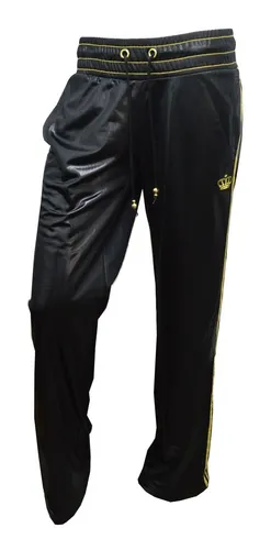 Pants adidas negro con dorado sale