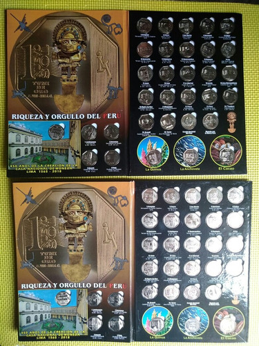 Album Con Monedas Coleccion Riquezas Y Orgullo Del Peru