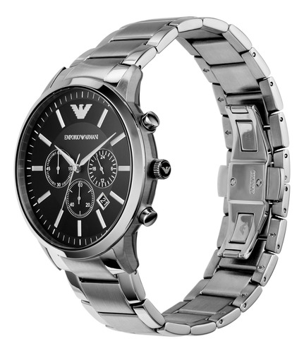 Emporio Armani Reloj Plateado De Vestir Ar2460 Para Hombre