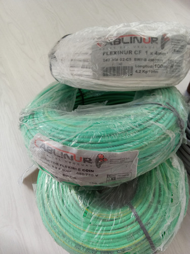 Cable Unipolar 4mm - Rollo 100 Mts