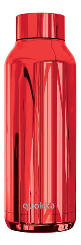 Botella Térmica En Acero Inoxidable Quokka Solid 510ml Color Ruby