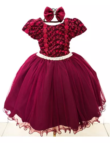 Vestido Infantil Festa Luxo Realeza Daminha Princesa Niver