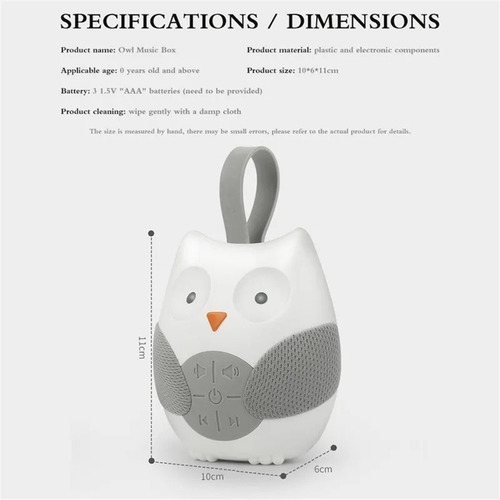 Dispositivo De Sueño De Sonido Blanco Para Bebésl