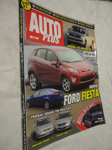 Revista Auto Plus  Nro 68 Junio 2010 Nuevo Ford Fiesta