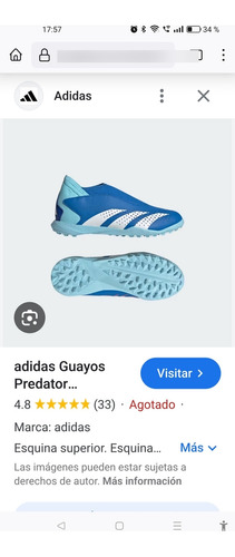 Guayos Cancha Sintetica, adidas Predator Accuracy 3 Azules