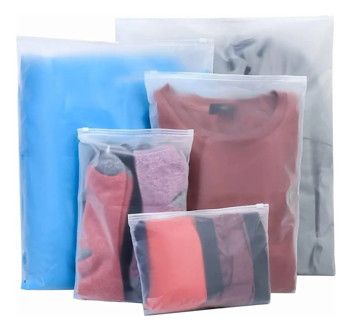 Saco Transparente Para Roupa Fosco Shein Trilho 30x35 50 Und