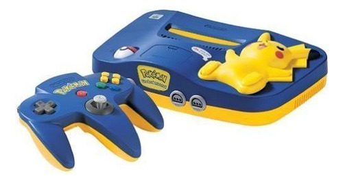 Paquete De Consola Pikachu N64 Y Consola N64 Naranja  (Reacondicionado)