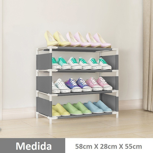 Imagen 4 de 4 de Zapatero Armable 4 Pisos