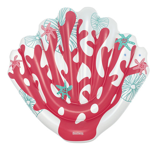Inflable Salvavidas Montable Bestway Diseño De Coral 186cm
