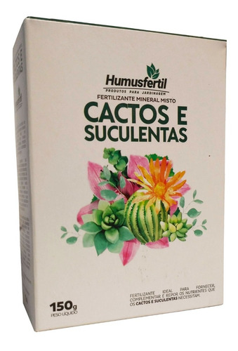 Adubo Fertilizante Para Cactos E Suculentas Caixa 150g 
