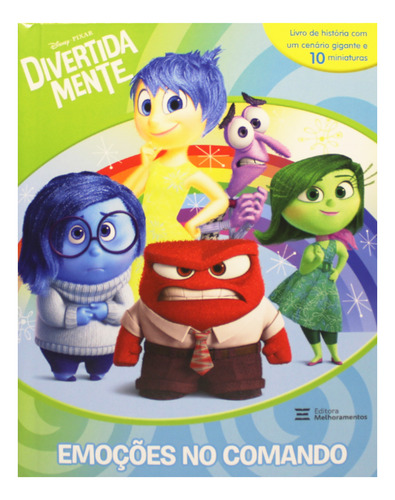 Kit De Livros Disney 2 Vol: Divertidamente Emoções No Comando (10 Miniaturas) + Divertidamente 2 - Arte & Cor