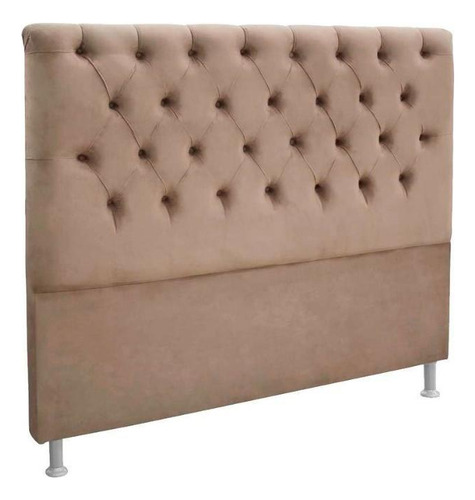 Cabeceira Cama Box Queen Simbal Embaixatriz Queen Bege