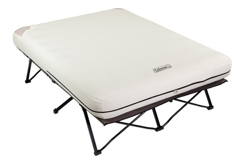 Cama De Aire Con Base Coleman® Queen, Con Portavasos Y Bomba Color Blanco