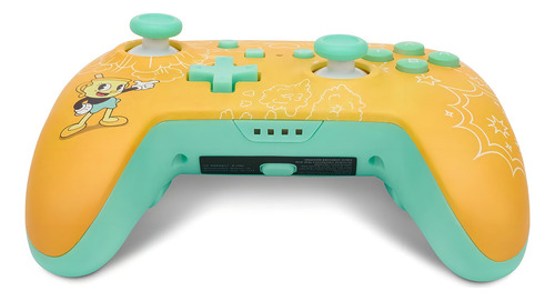Control Inalambrico Powera Cuphead Ms Chalice Nintendo Color Amarillo