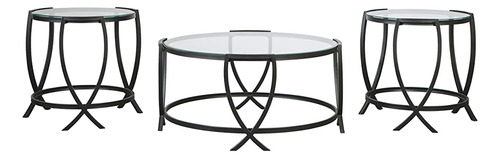 Diseño Exclusivo De Ashley Tarrin Juego De Mesa Redonda De 3