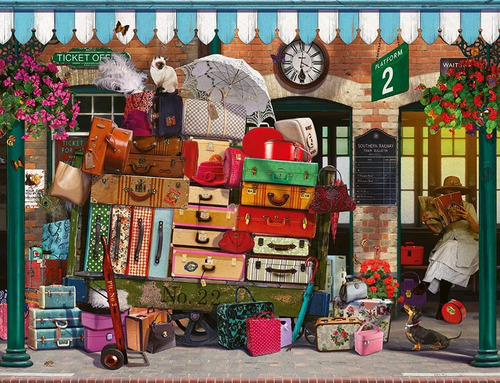 Rompecabezas Ravensburger 2000 Piezas: Viajar Sin Equipaje