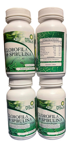 Clorofila + Spirulina X 4 